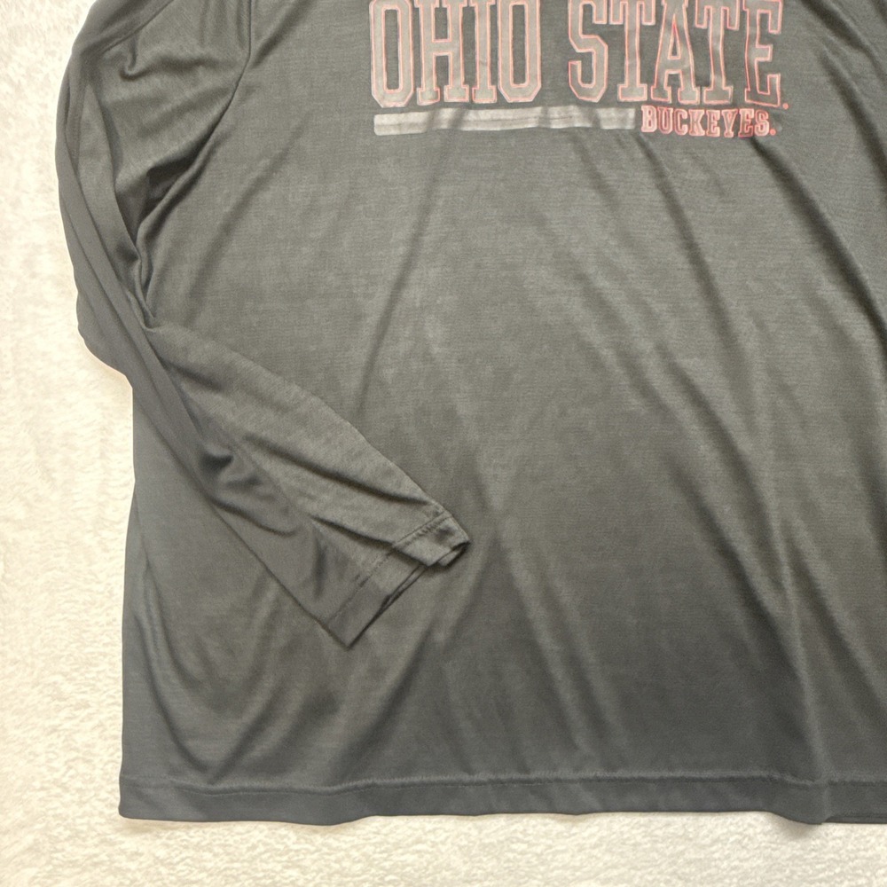 Ohio State Buckeyes Rivalry Threads Men's 2XL Long-Sleeve Performance Shirt - Picture 5 of 10